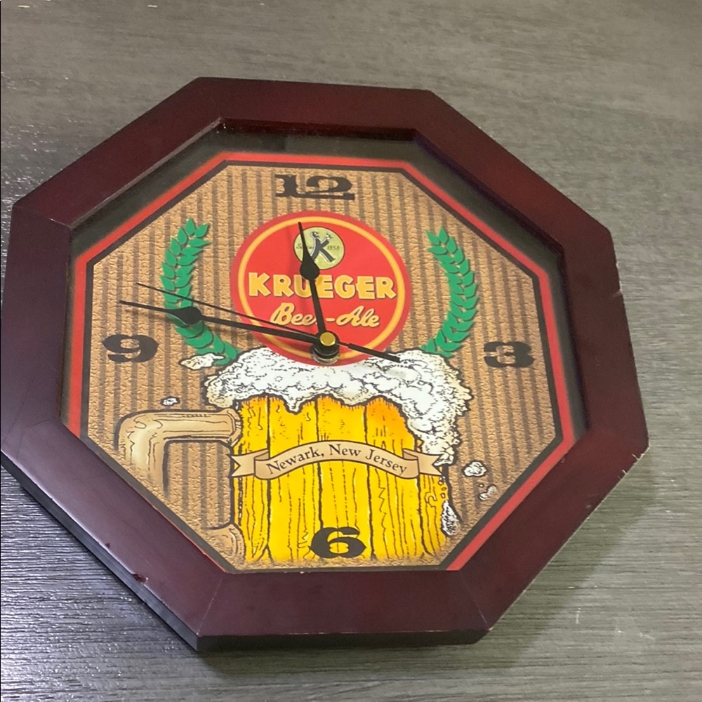 Kruger Beer Ale Vintage Wall Clock
